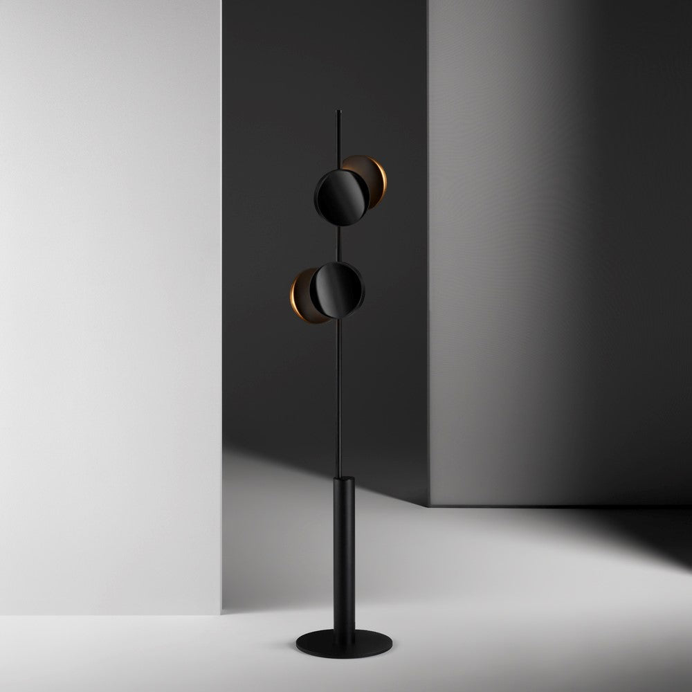 Munell Black Acrylic Floor Lamp-Neutral Decor