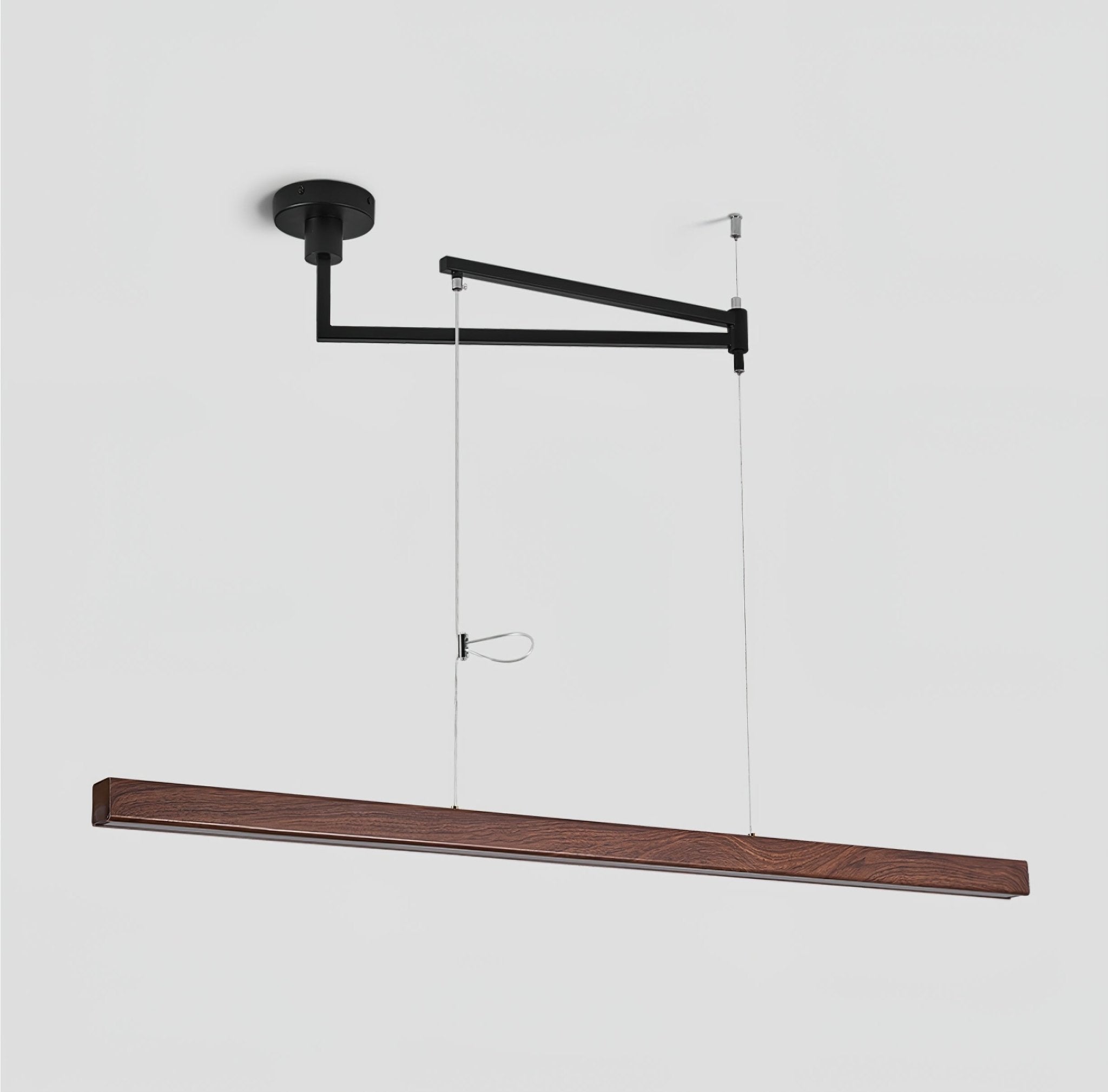 Sorva Swing Arm Linear Pendant Light-Neutral Decor