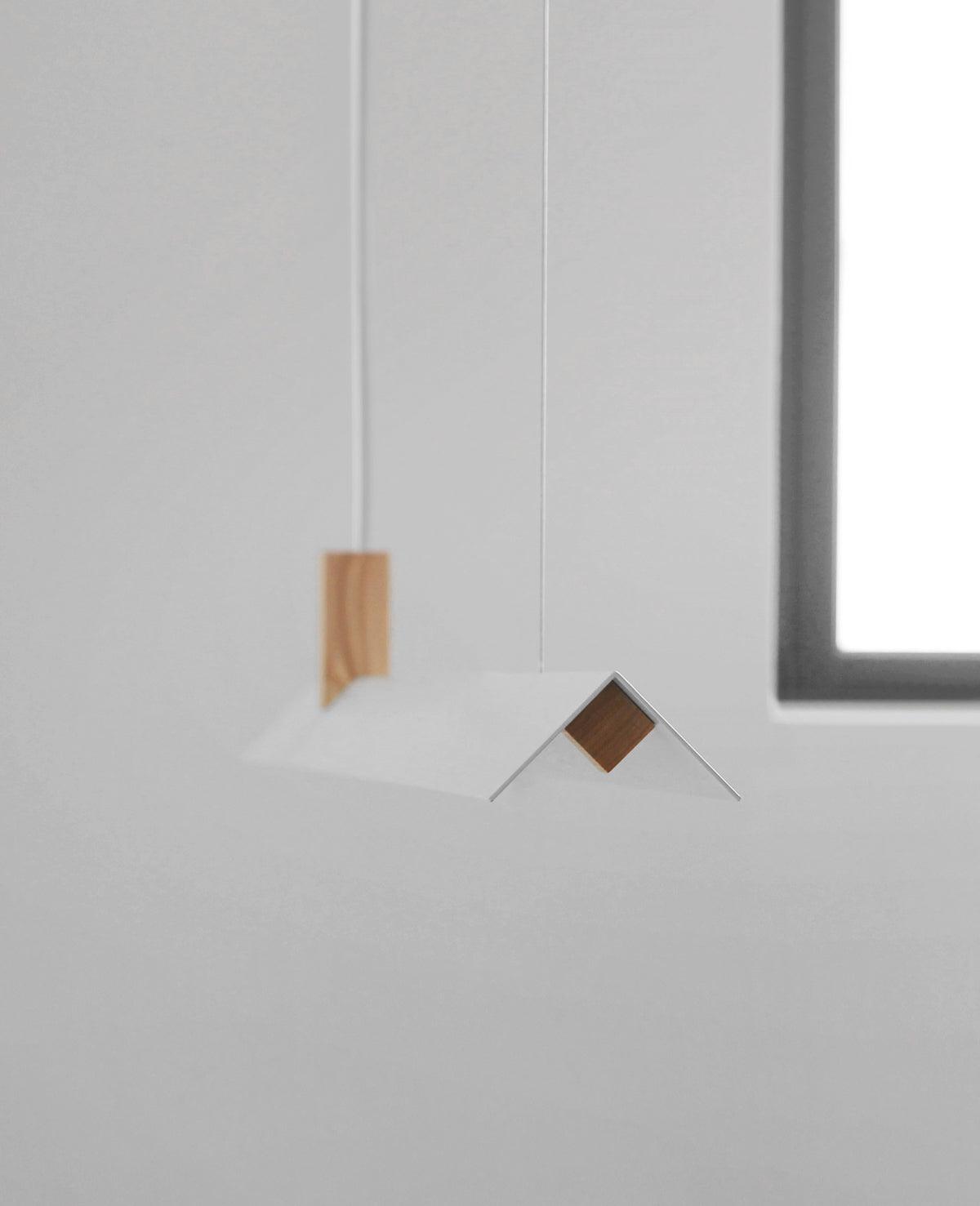 Linea Minimalist Wooden Pendant Light-Neutral Decor
