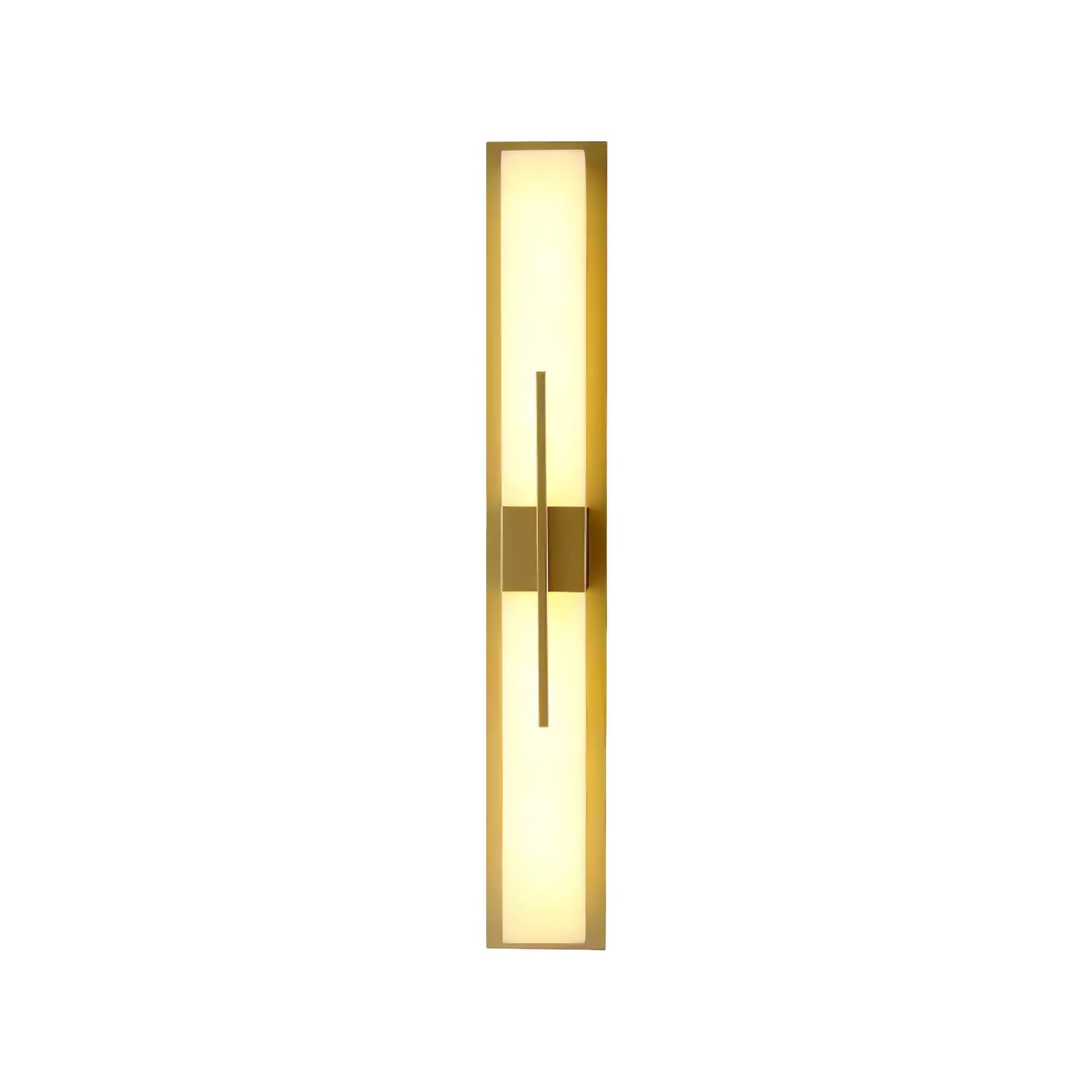Lylirel Rectangular Alabaster Wall Light-Neutral Decor