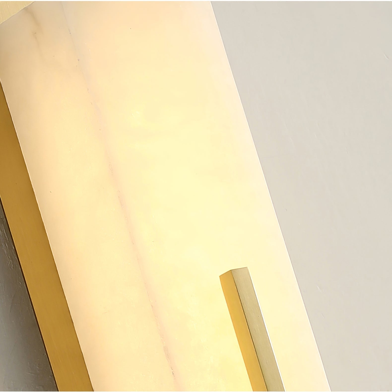 Lylirel Rectangular Alabaster Wall Light-Neutral Decor