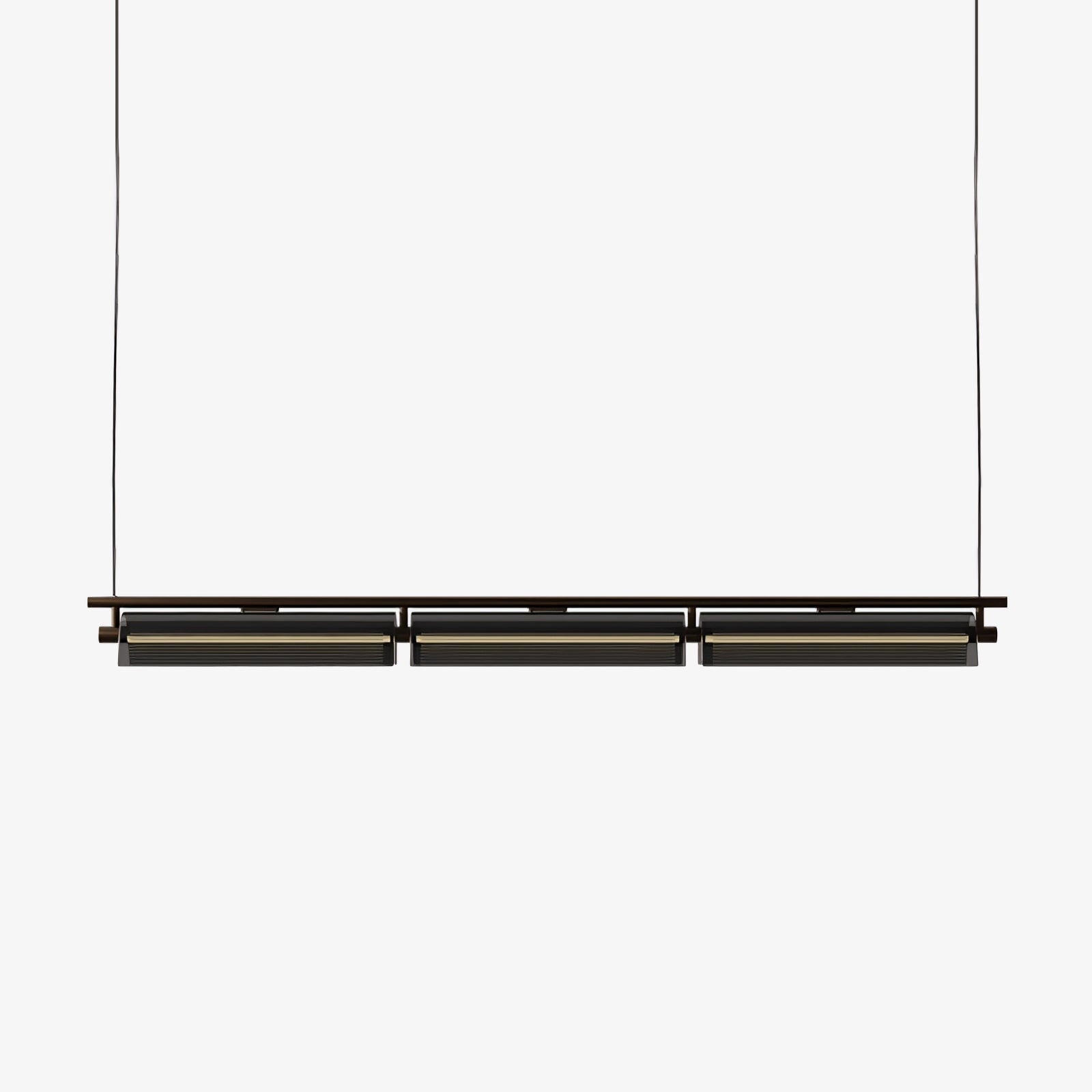 Lustra Chandelier Smoky Glass Modern-Neutral Decor