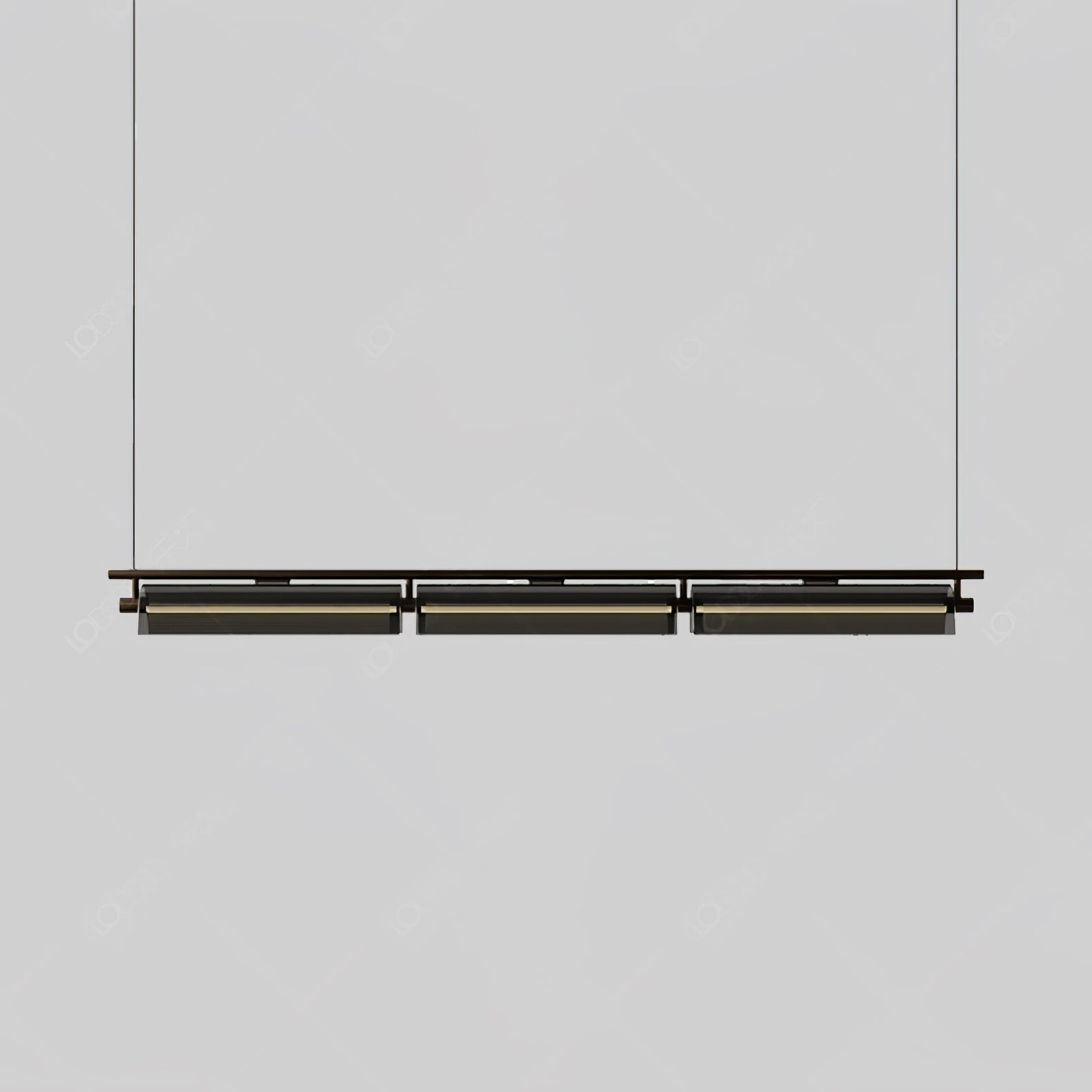 Lustra Chandelier Smoky Glass Modern-Neutral Decor
