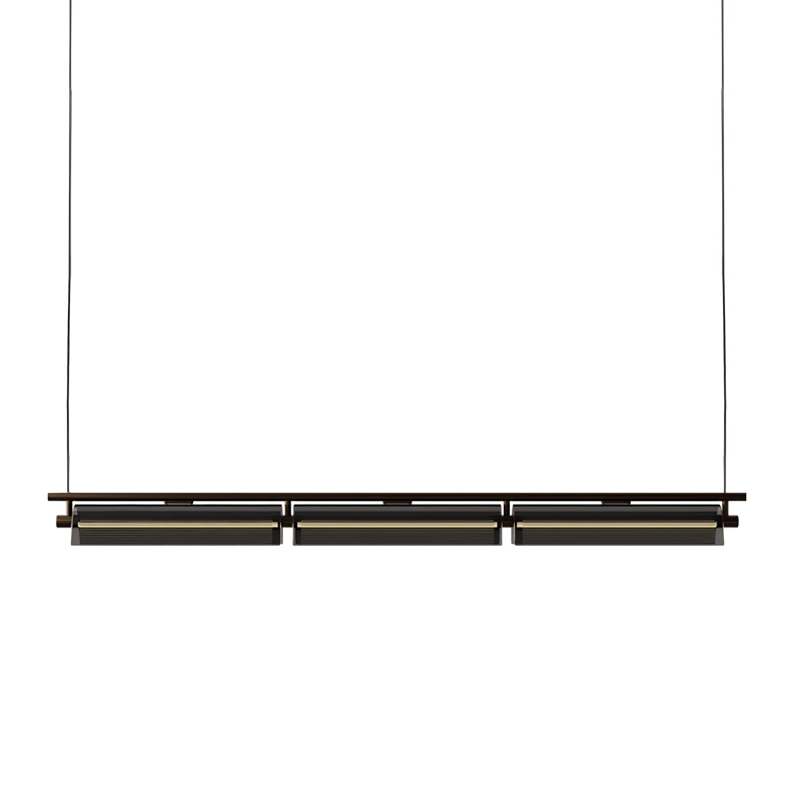 Lustra Chandelier Smoky Glass Modern-Neutral Decor