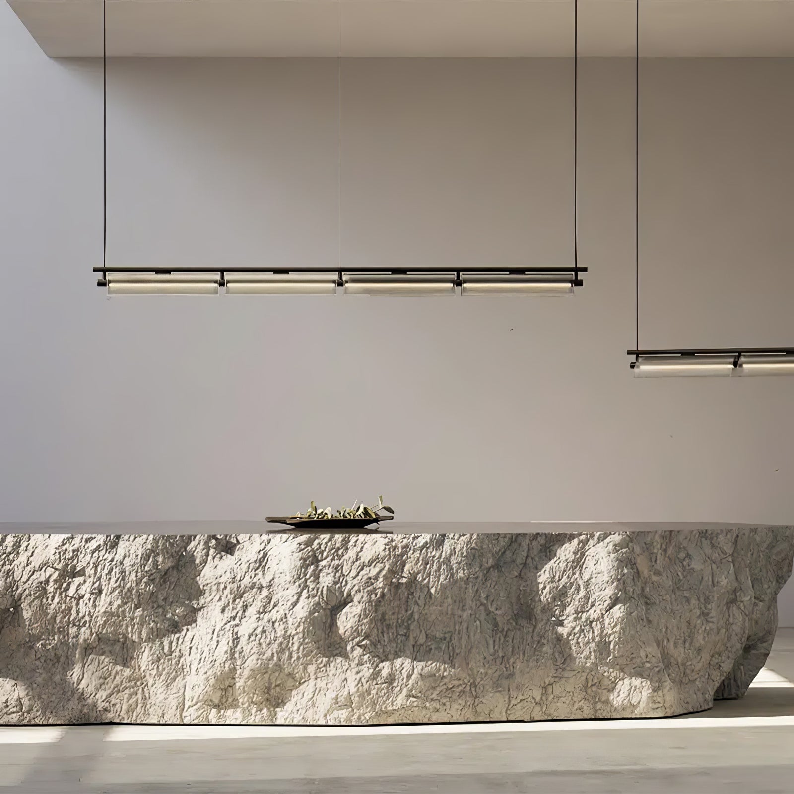 Lustra Chandelier Smoky Glass Modern-Neutral Decor