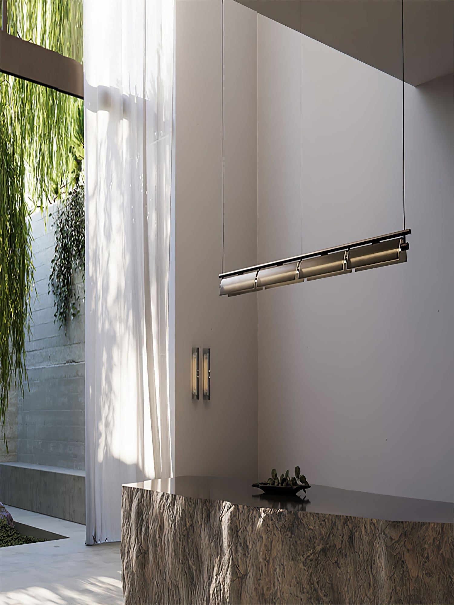 Lustra Chandelier Smoky Glass Modern-Neutral Decor