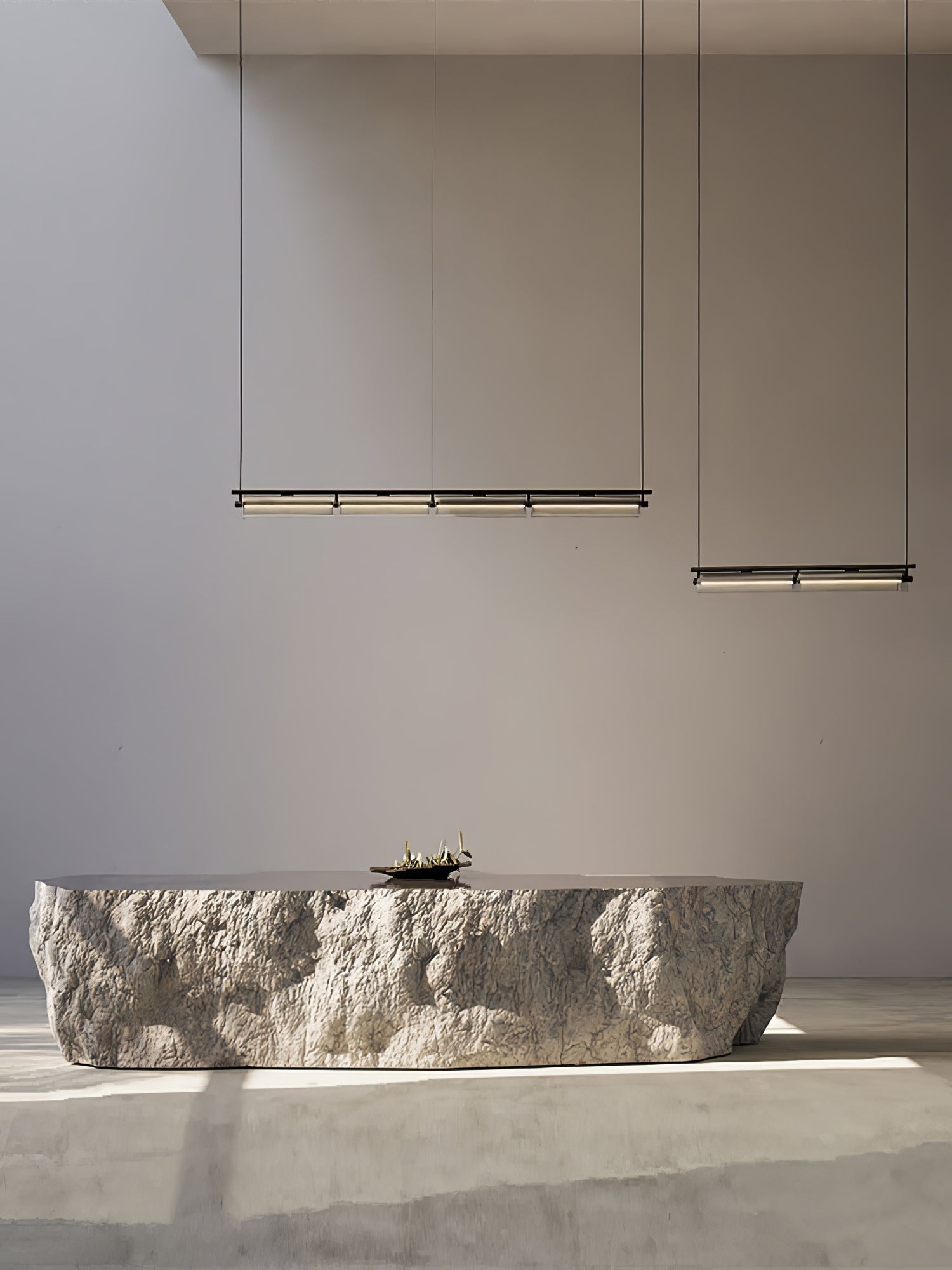 Lustra Chandelier Smoky Glass Modern-Neutral Decor