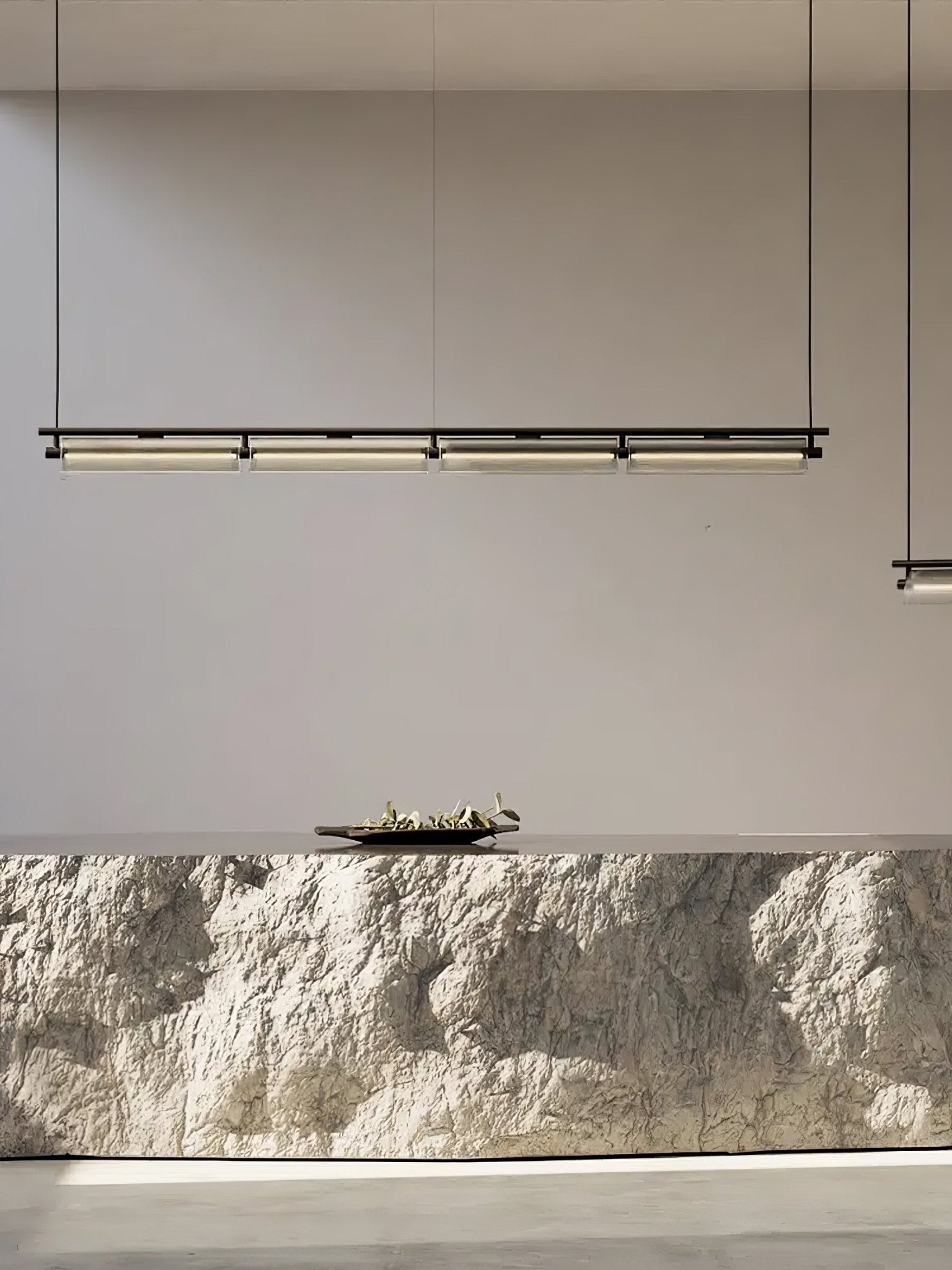 Lustra Chandelier Smoky Glass Modern-Neutral Decor