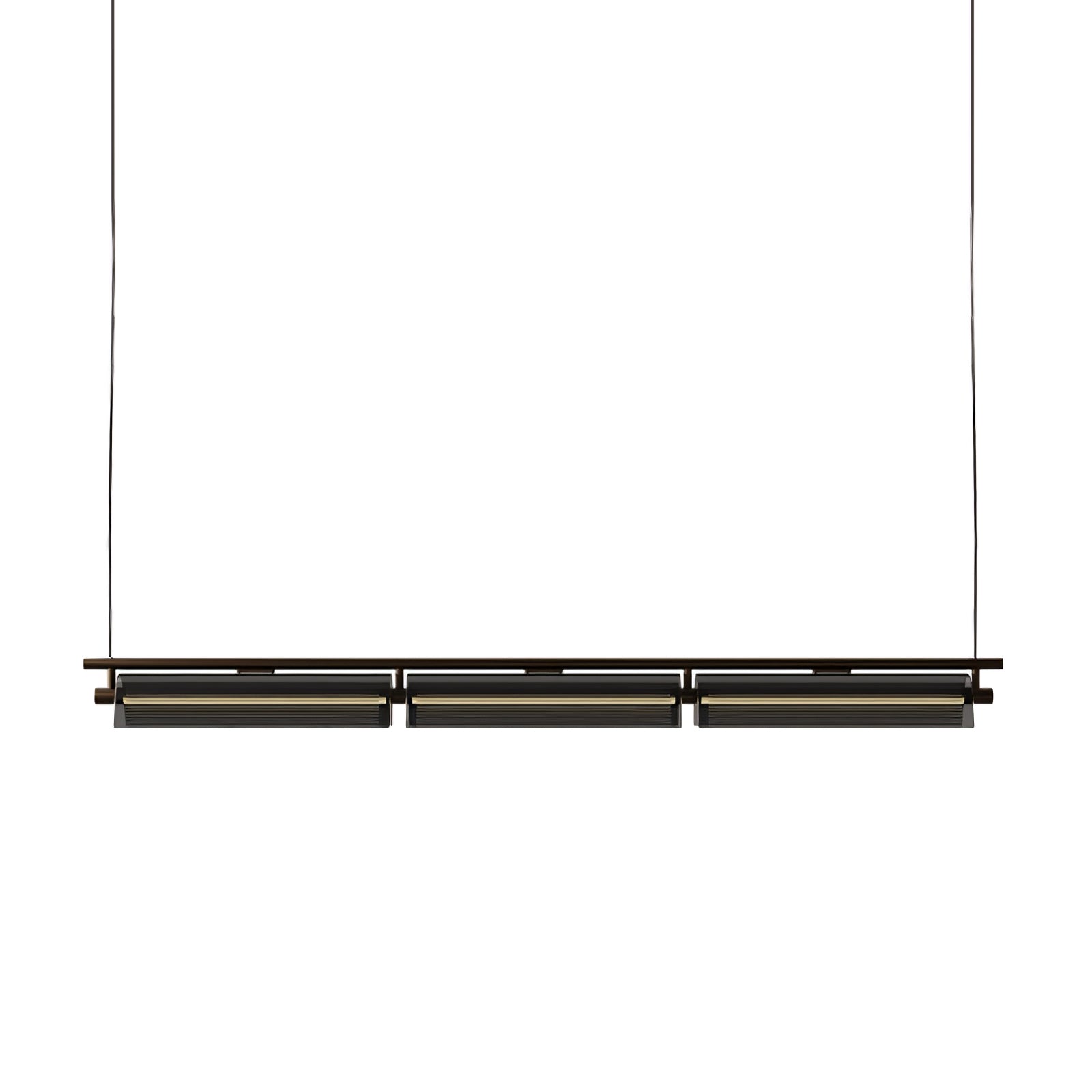 Lustra Chandelier Smoky Glass Modern-Neutral Decor