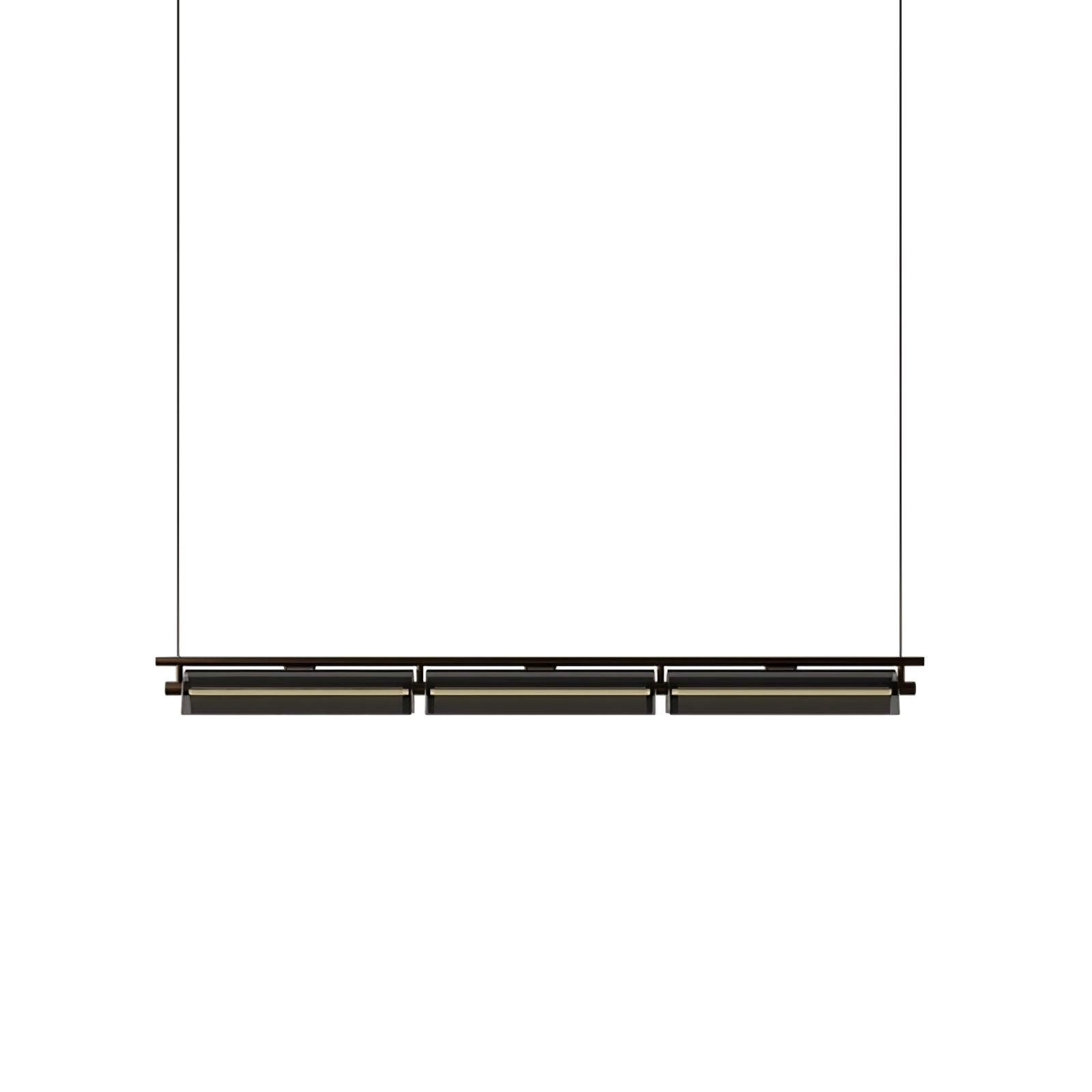 Lustra Chandelier Smoky Glass Modern-Neutral Decor