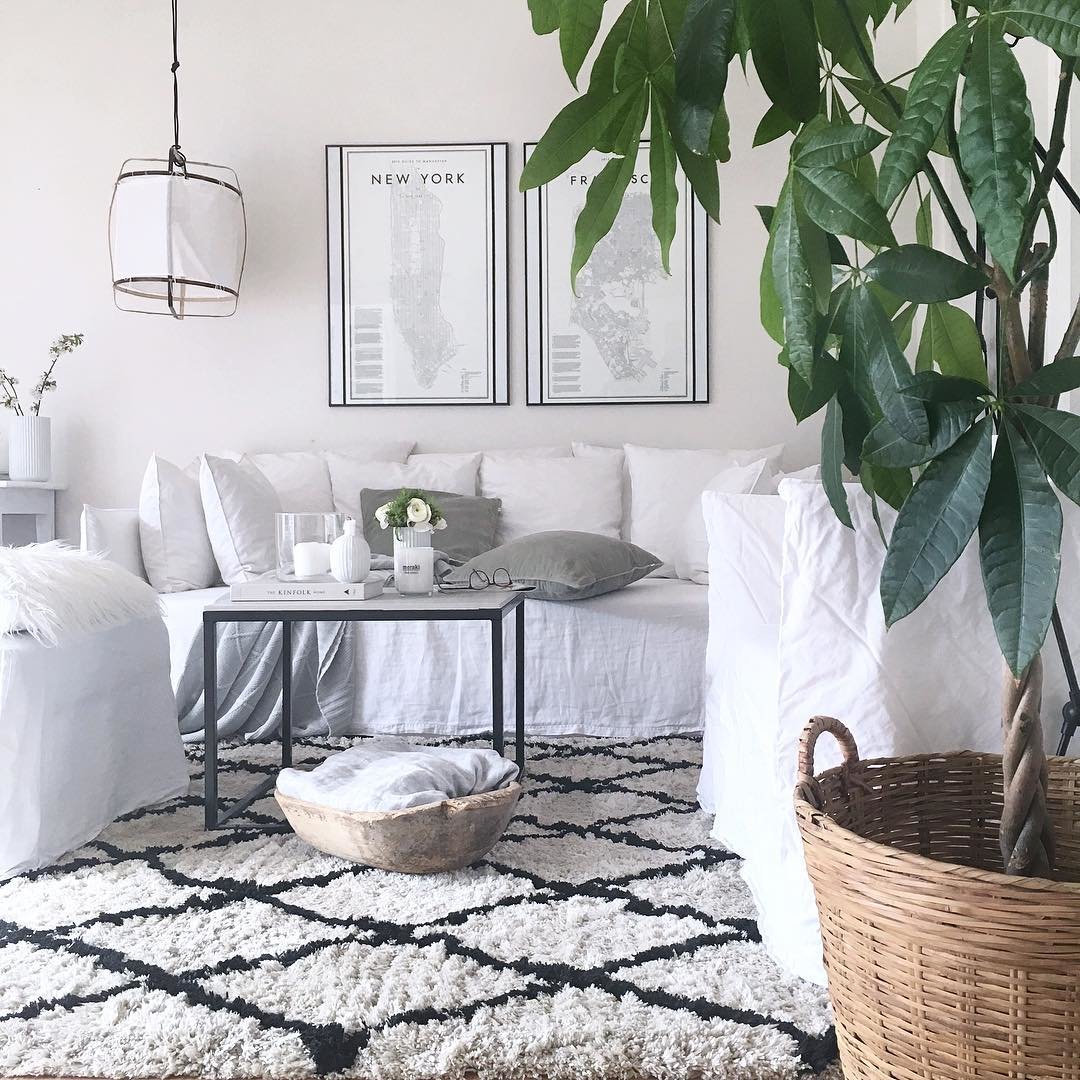 Lustra Pendant Lamp Bamboo Shade for Living Room-Neutral Decor
