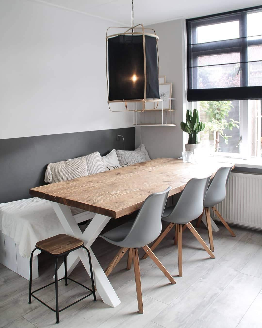 Lustra Pendant Lamp Bamboo Shade for Living Room-Neutral Decor