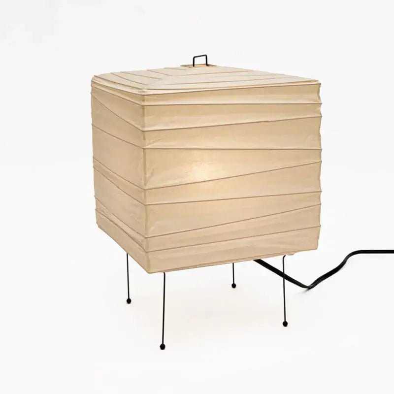 Mith Paper Oriental Table Lamp-Neutral Decor