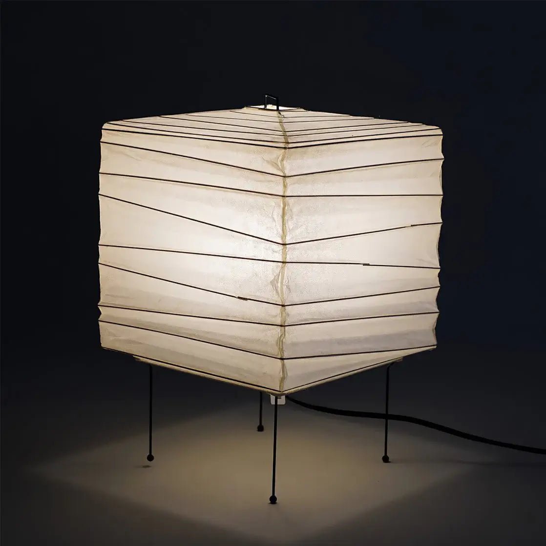 Mith Paper Oriental Table Lamp-Neutral Decor
