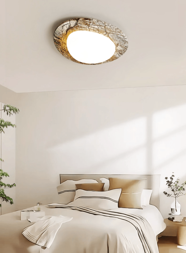 Huxr Marble Ceiling Light-Neutral Decor