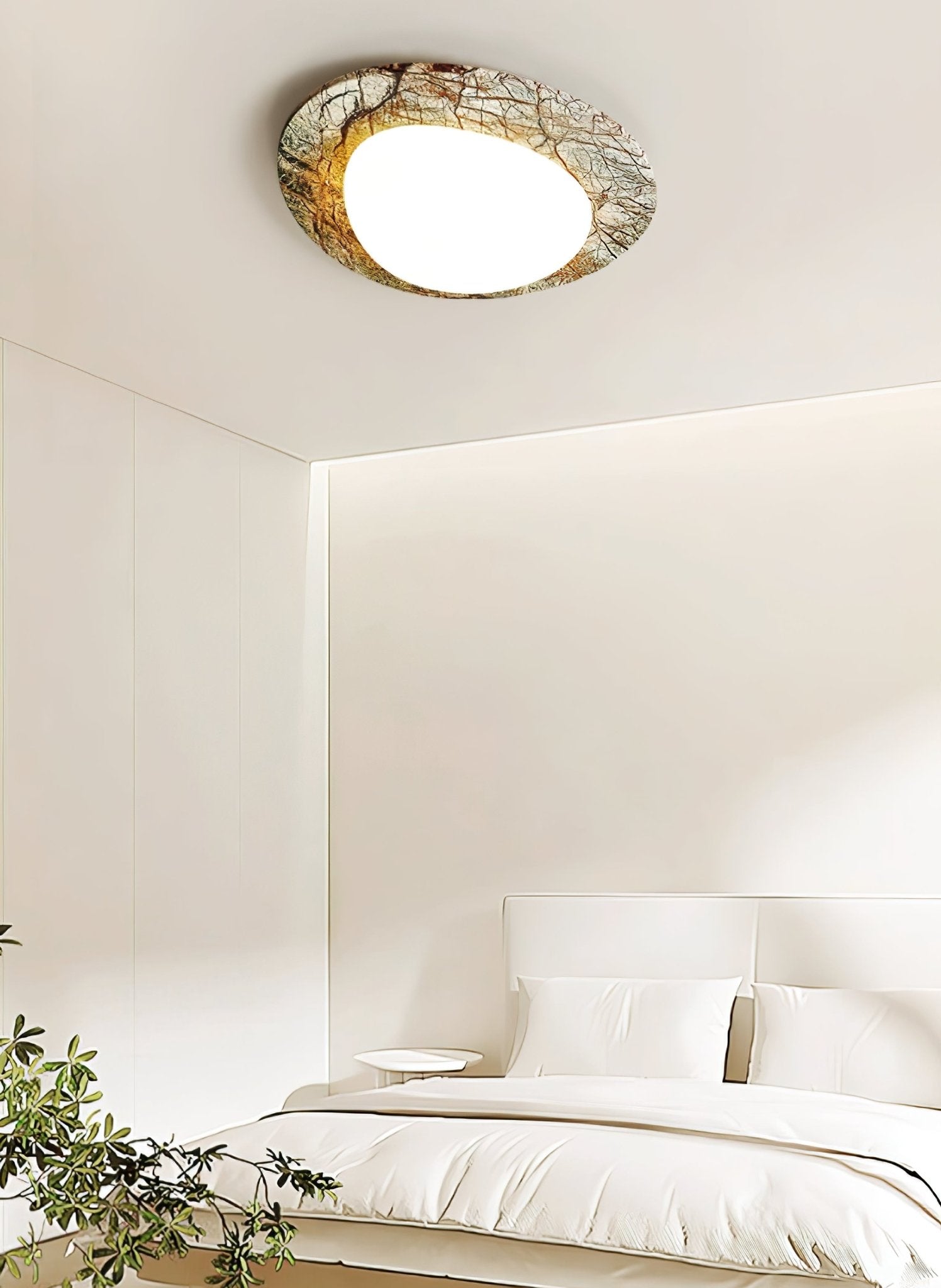 Huxr Marble Ceiling Light-Neutral Decor