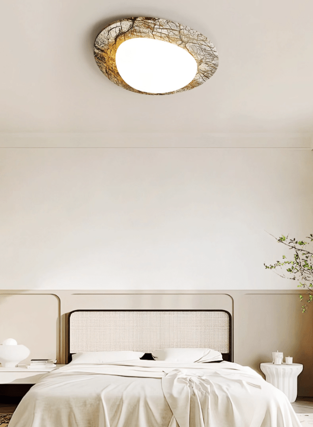 Huxr Marble Ceiling Light-Neutral Decor