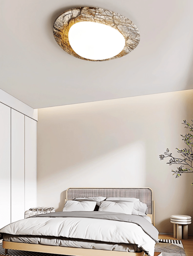 Huxr Marble Ceiling Light-Neutral Decor