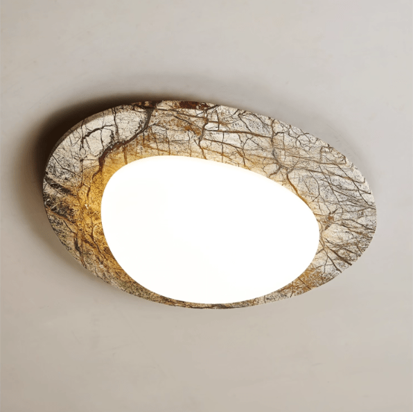 Huxr Marble Ceiling Light-Neutral Decor