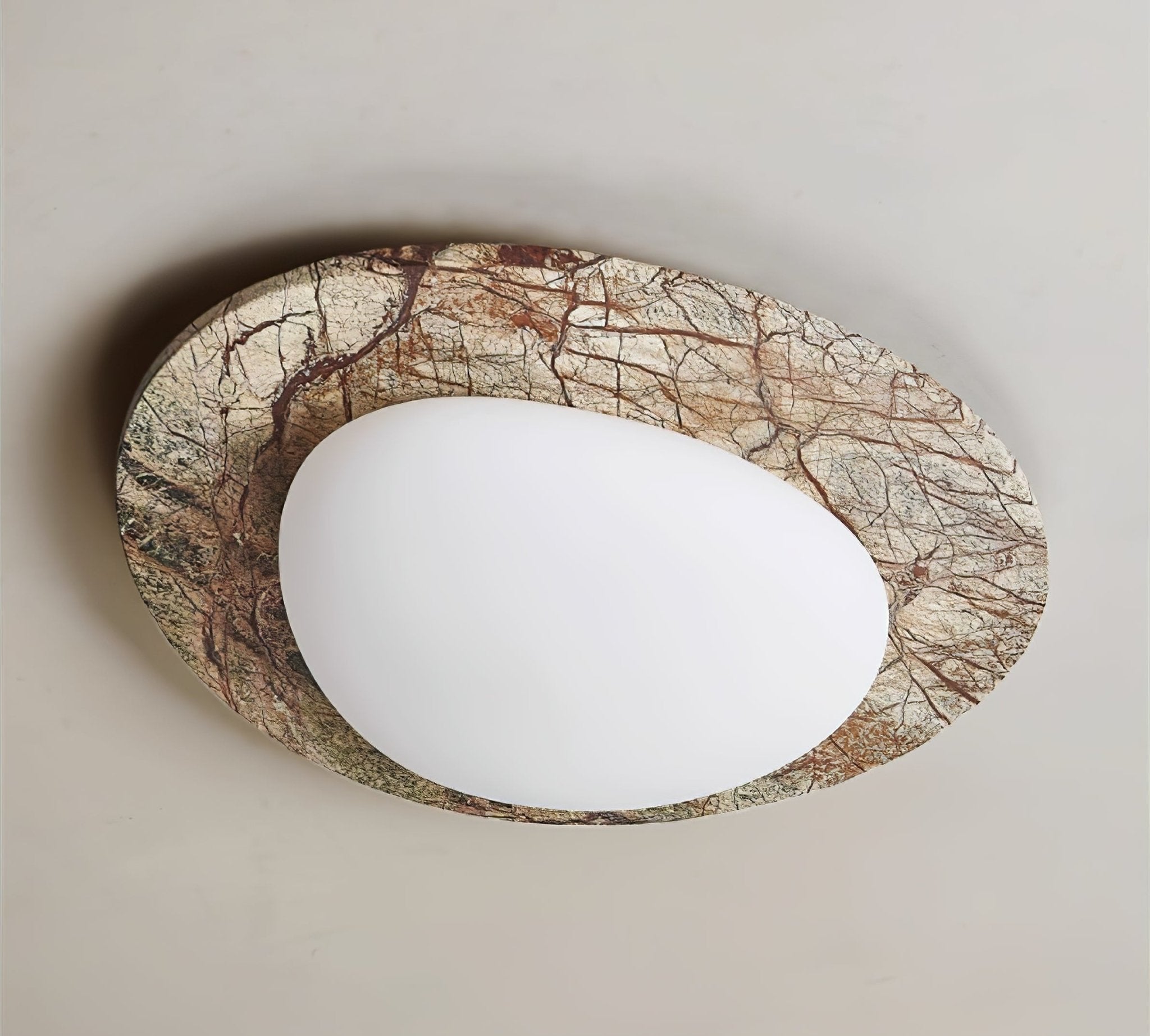 Huxr Marble Ceiling Light-Neutral Decor
