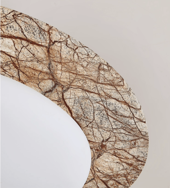 Huxr Marble Ceiling Light-Neutral Decor