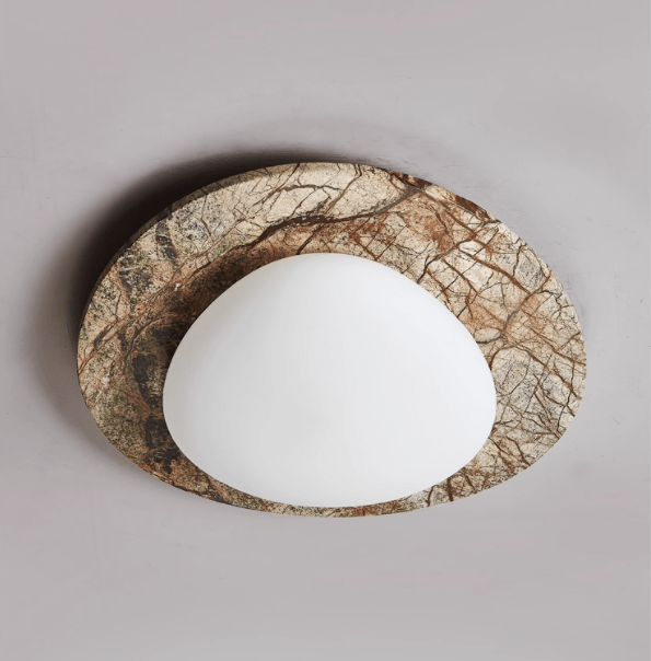 Huxr Marble Ceiling Light-Neutral Decor