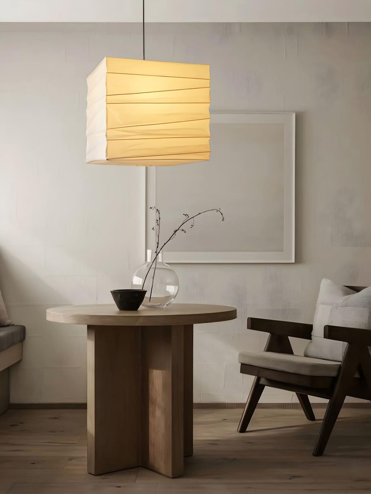 Eulien Paper Traditional Pendant Lamp-Neutral Decor