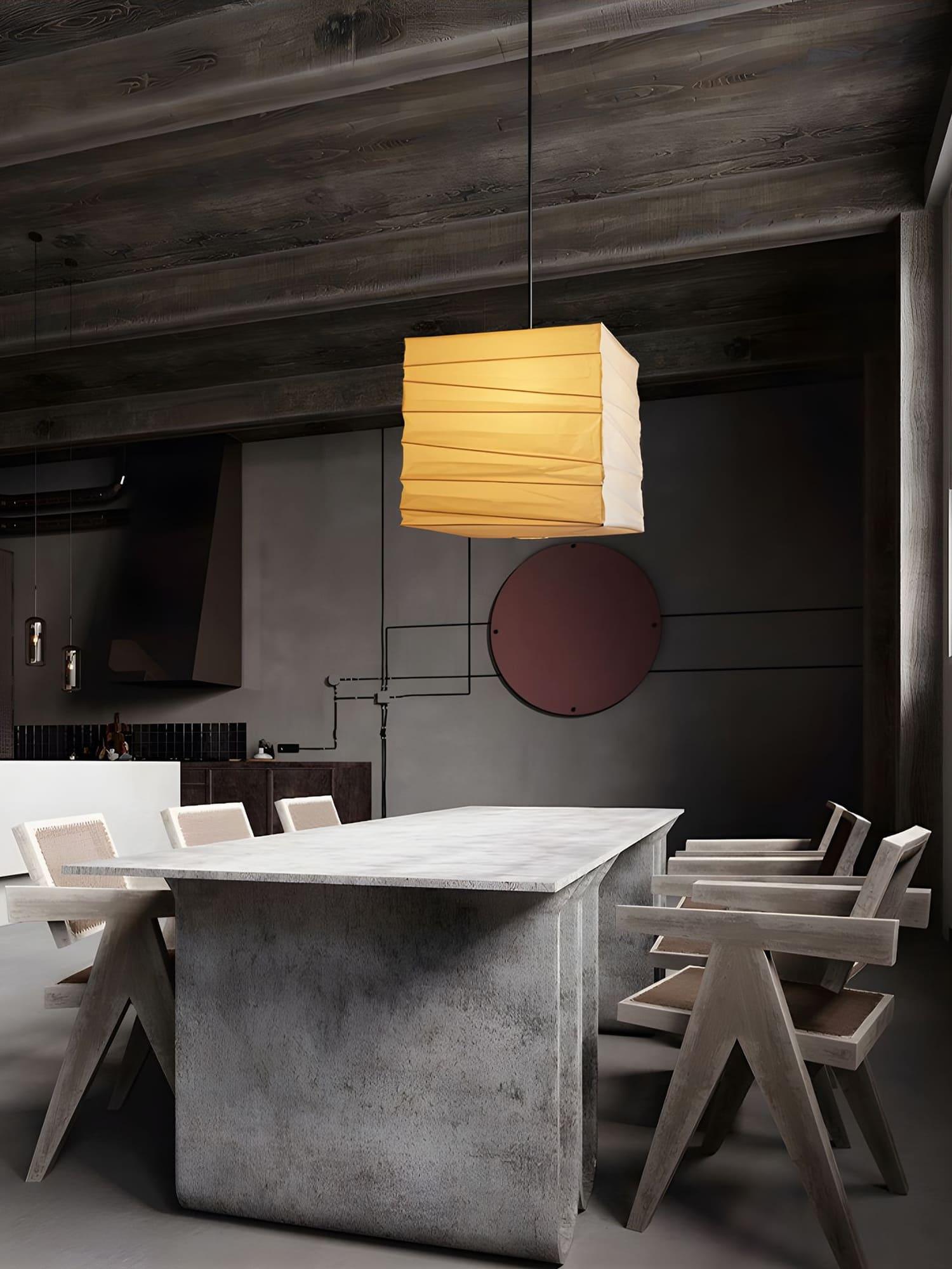 Eulien Paper Traditional Pendant Lamp-Neutral Decor