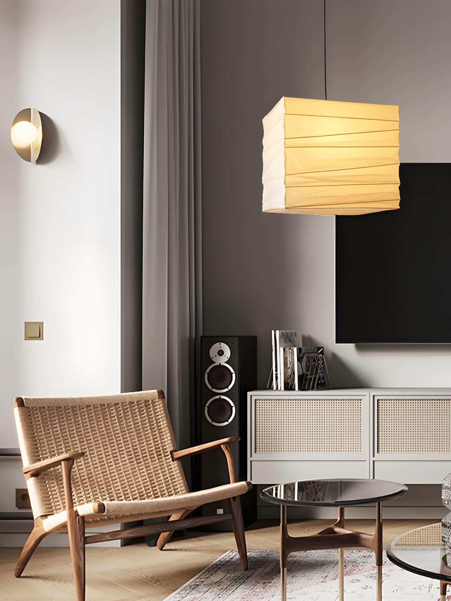 Eulien Paper Traditional Pendant Lamp-Neutral Decor