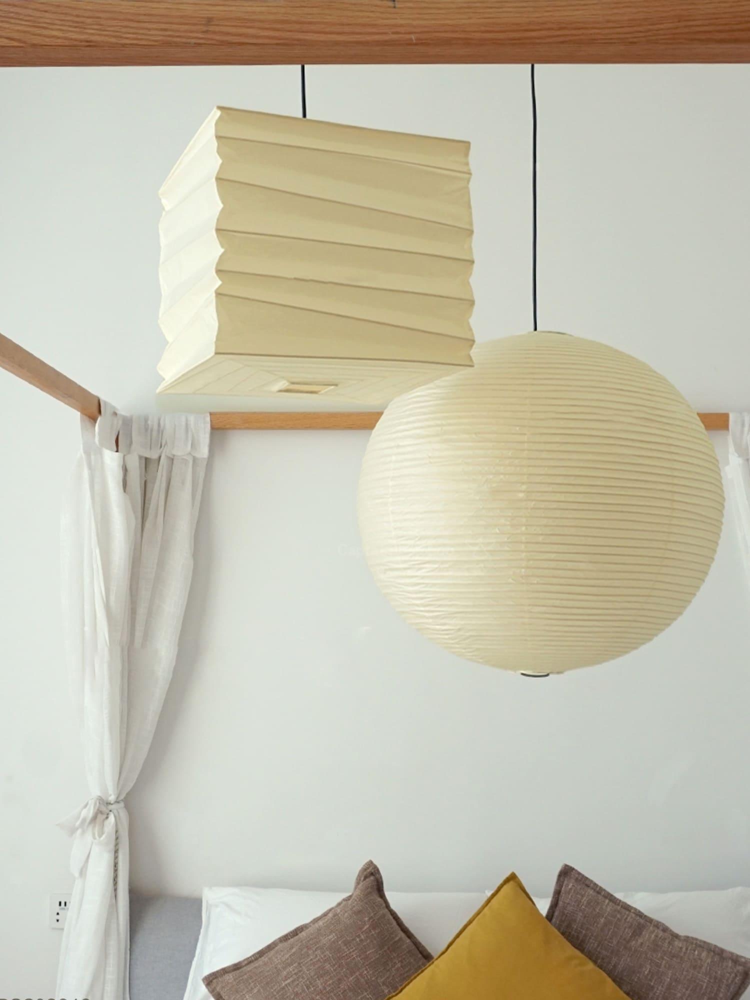 Eulien Paper Traditional Pendant Lamp-Neutral Decor