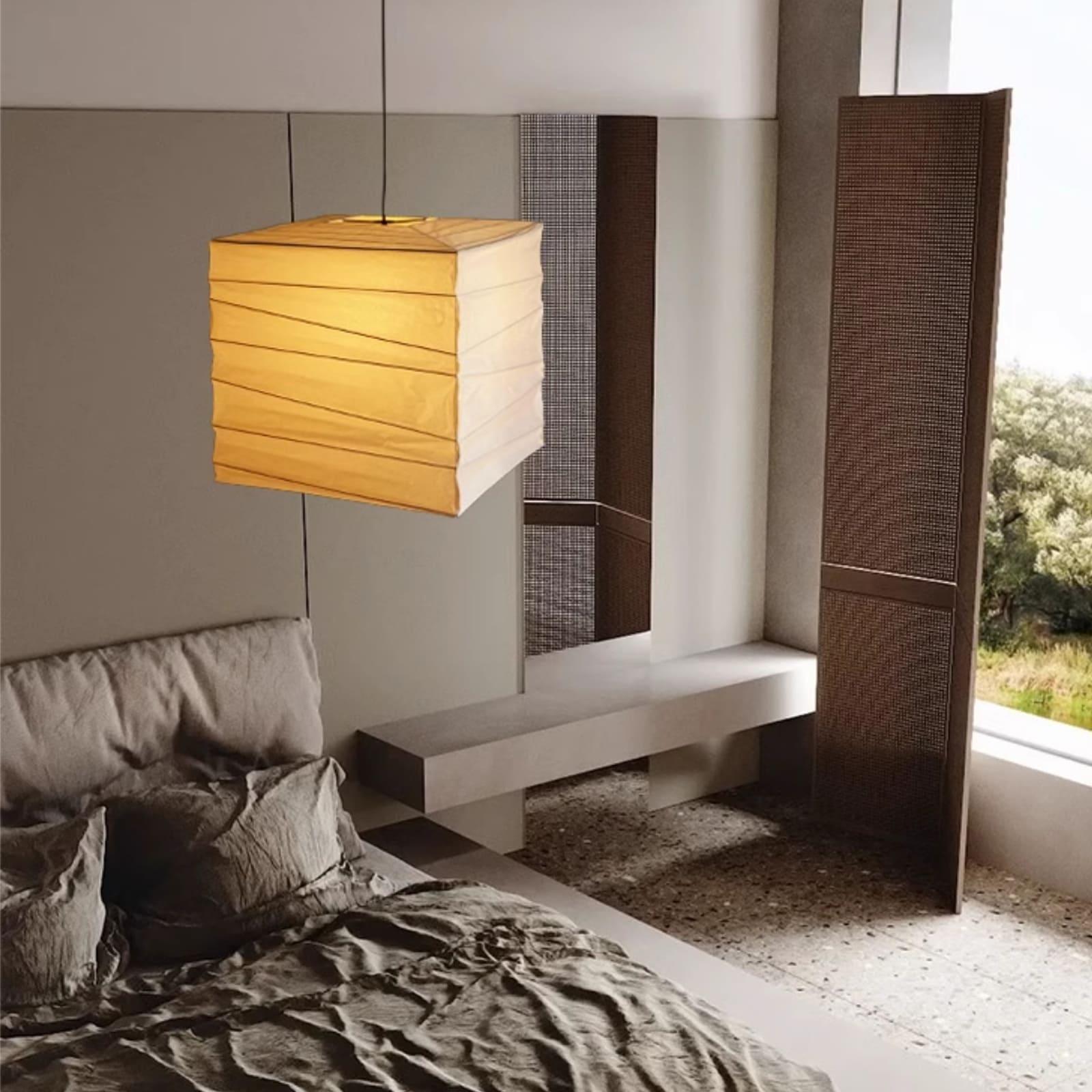 Eulien Paper Traditional Pendant Lamp-Neutral Decor