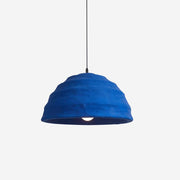 Pendant Lamp  Dome Shade Blue Industrial