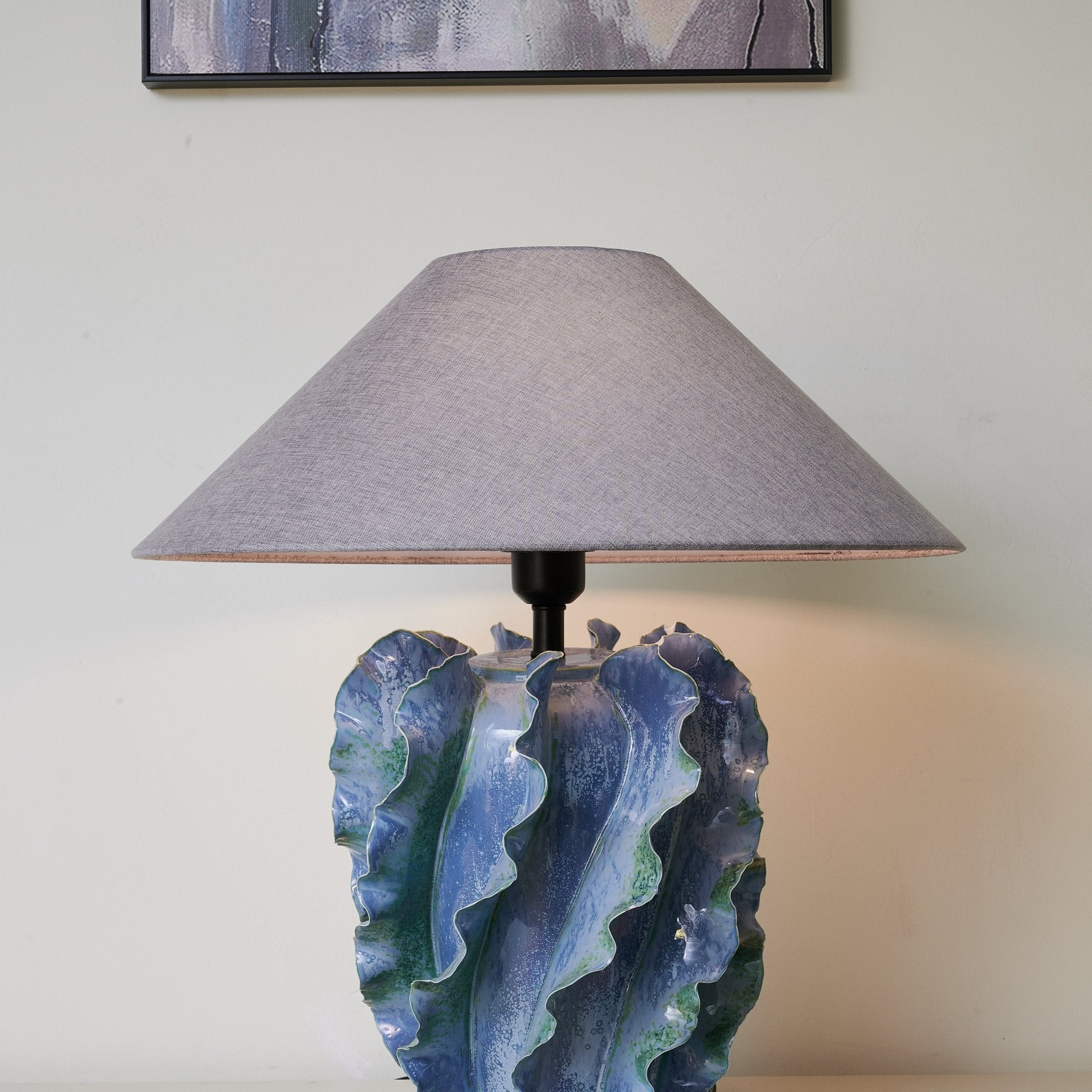 Gerald Modern Ceramics Table Lamp-Neutral Decor