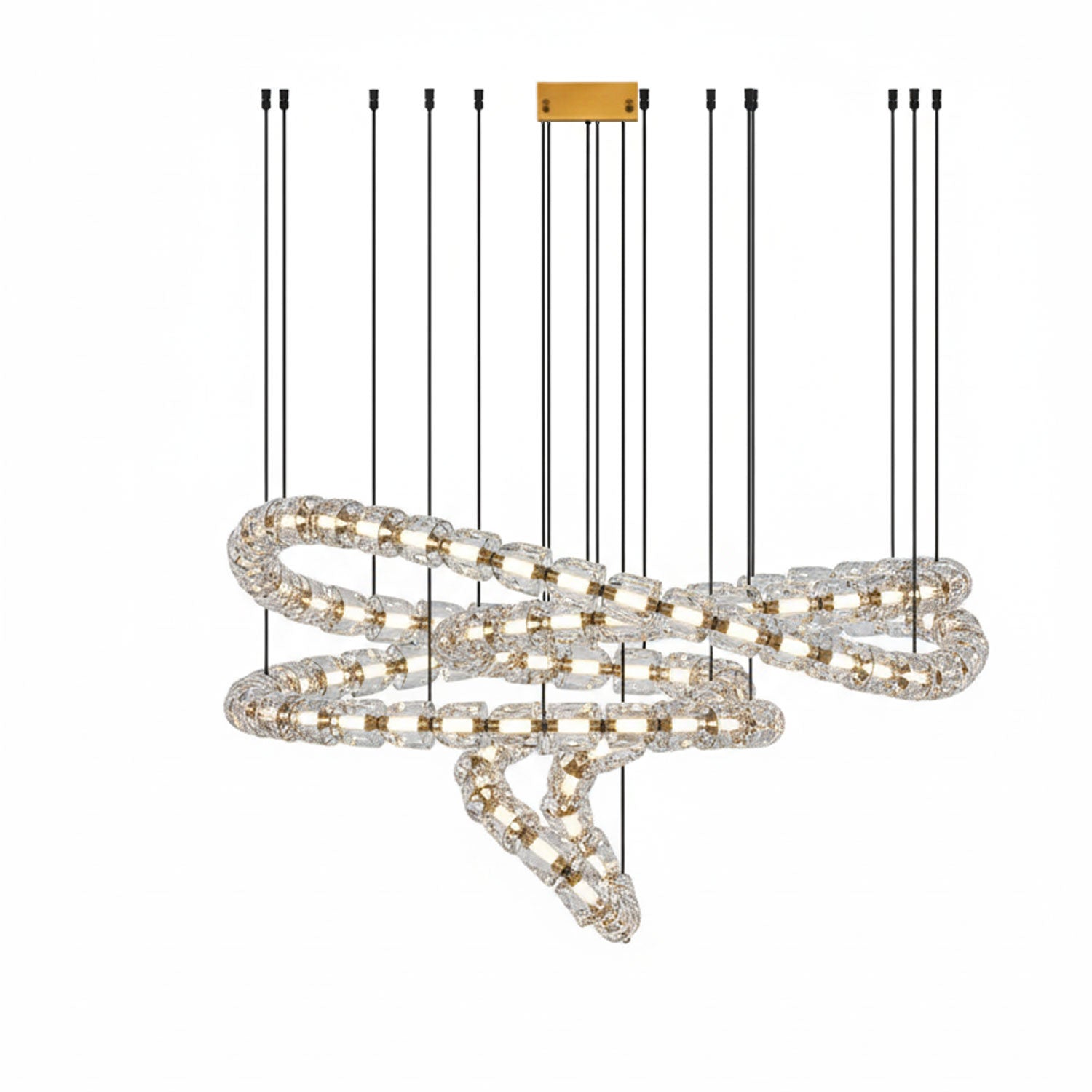 Gabriel Gold Chandelier-Neutral Decor