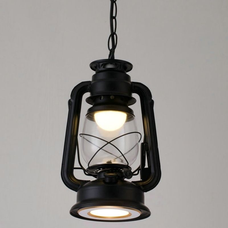Silva Vintage Rustic Kerosene Pendant Light, 3 Color, 4 Style - Neutral Decor