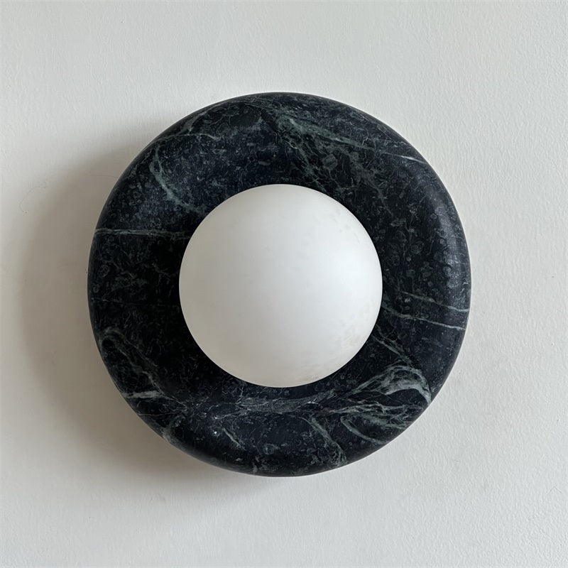 Hako Marble Indoor Wall Sconce - Neutral Decor