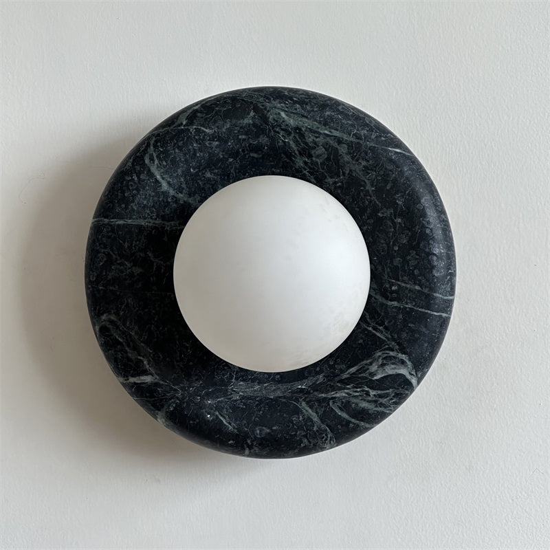 Hako Marble Indoor Wall Sconce - Neutral Decor