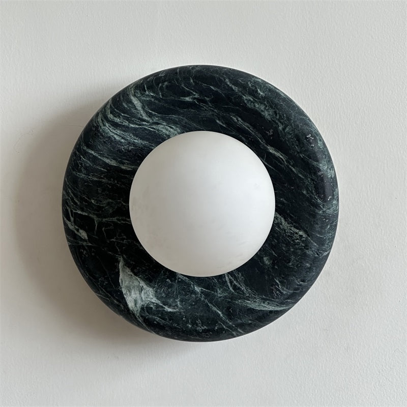 Hako Marble Indoor Wall Sconce - Neutral Decor