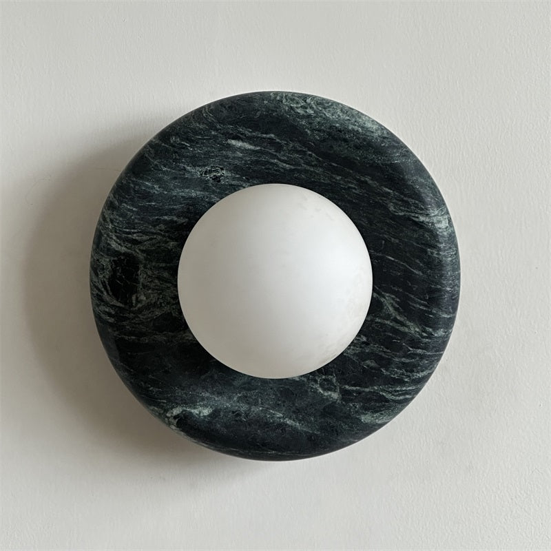 Hako Marble Indoor Wall Sconce - Neutral Decor