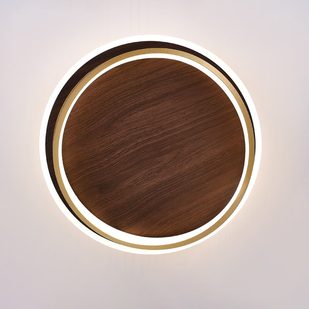 Arisha Modern Rund Dimmable Ceiling Light Gold Metal Acrylic Bedroom - Neutral Decor