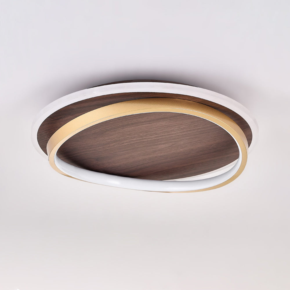 Arisha Modern Rund Dimmable Ceiling Light Gold Metal Acrylic Bedroom - Neutral Decor