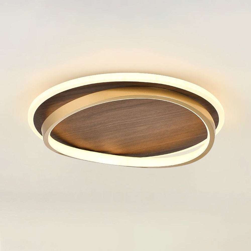 Arisha Modern Rund Dimmable Ceiling Light Gold Metal Acrylic Bedroom - Neutral Decor