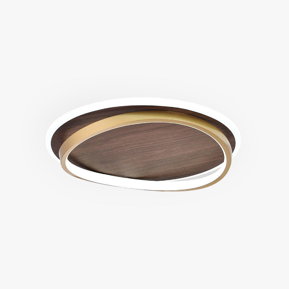 Arisha Modern Rund Dimmable Ceiling Light Gold Metal Acrylic Bedroom - Neutral Decor