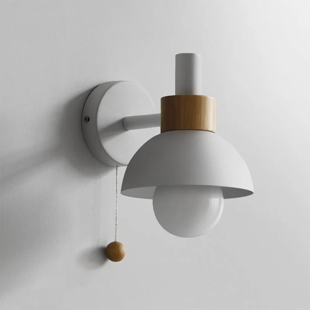 Valentina Modern LED Wall Lamp Metal Glass Bedroom White/Yellow/Pink/Green - Neutral Decor