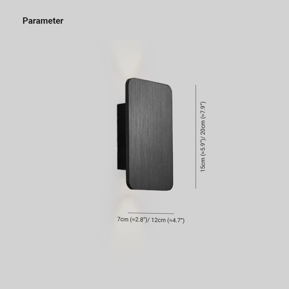 Norelin Wall Lamp Minimalist Rectangle Indoor-Neutral Decor