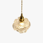 Valentina Romantic Retro Rose Pendant Light Clear Glass Bedroom - Neutral Decor