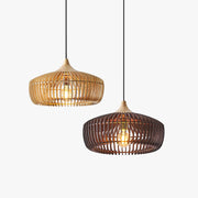 Muto Nordic Japanese Pendant Light Wood Bedroom/Living Room-Neutral Decor