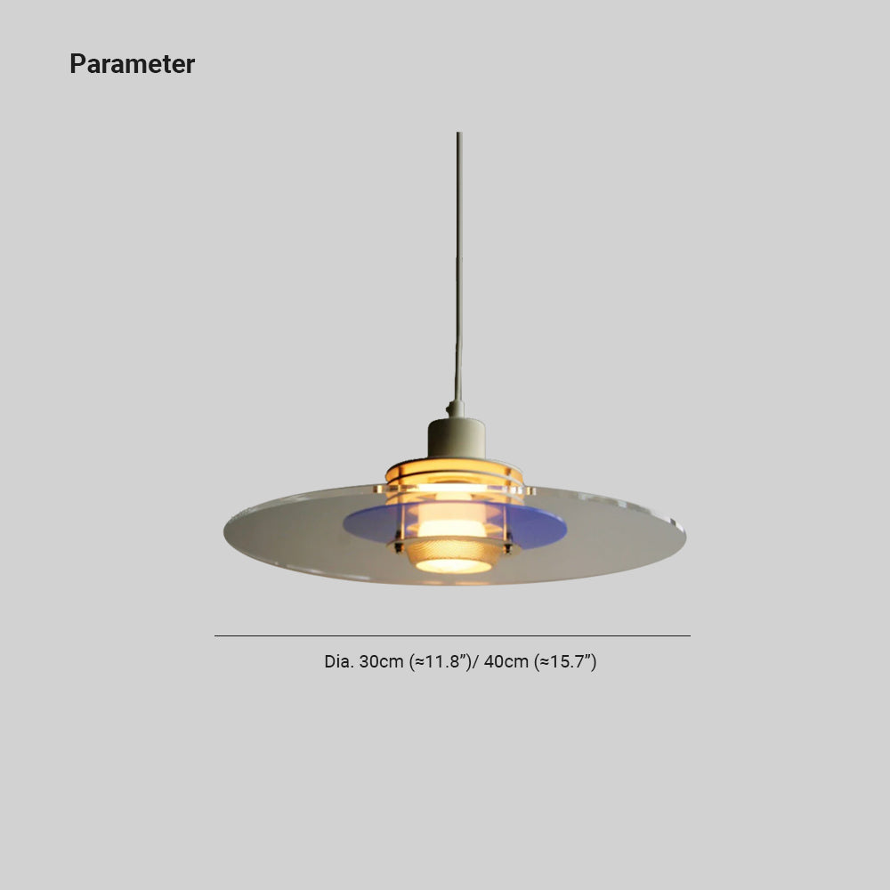 Valentina Minimalism LED Pendant Light Metal/Glass/Acrylic Bedroom - Neutral Decor