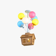 Aria Designer Flush Mount Ceiling Light Wood Children's Room - Neutral Decor