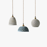 Valentina Modern LED Pendant Light Metal Blue White Bedroom/Kitchen - Neutral Decor